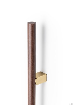 Kumo Wood Big 640 Bois Noyer avec Or brossé