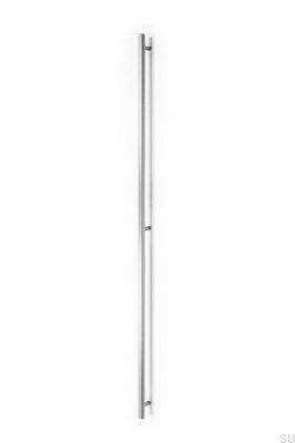 Poignée de meuble allongée Boto 960, aluminium argenté brossé