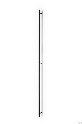 Poignée de meuble allongée Boto 960, aluminium noir brossé