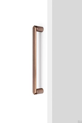 Poignée de meuble oblongue Fase Big 320, aluminium brun brossé
