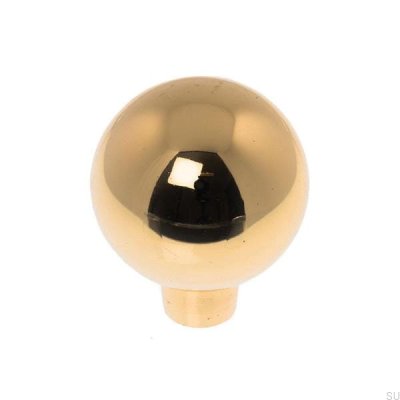 Bouton de meuble 8322 or poli, laqué