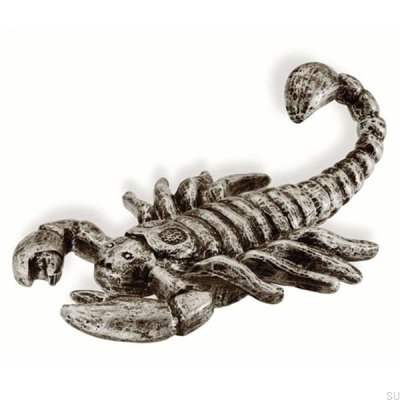Bouton de meuble Step Scorpion Noir antique