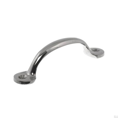 Poignée de meuble allongée 5854 Nickel poli