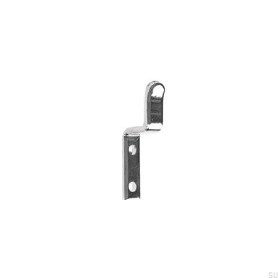 Poignée avec loquet pour fenêtre 5143 20 Nickel poli