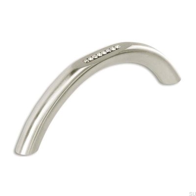 Poignée de meuble allongée 9060 96 Argent