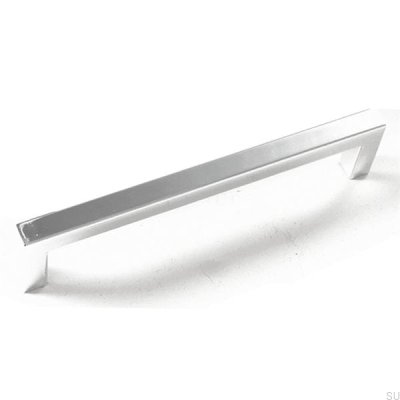 Poignée de meuble oblong 8137 Synthétique argent