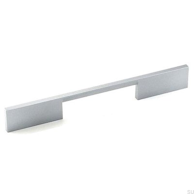 Poignée de meuble allongée 7571 192 Chrome brossé