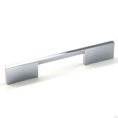 Poignée de meuble allongée 7571 192 Chrome poli