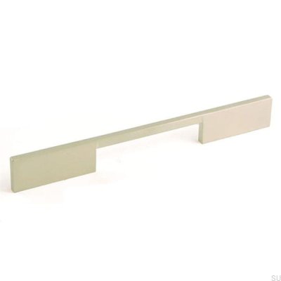 Poignée de meuble allongée 7571 192 Nickel brossé
