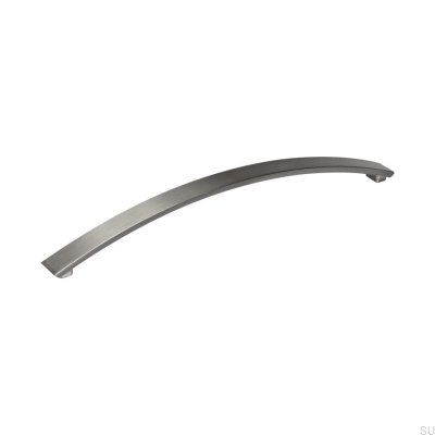 Malen 224 poignée de meuble oblong Argent brossé (aspect inox)