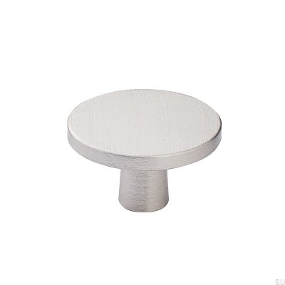 Bouton de meuble Platon argent brossé