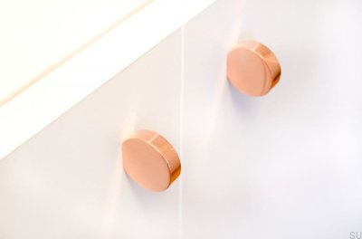 Bouton de meuble Globe 20 Cuivre Poli Non Peint