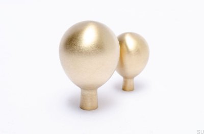 Bouton de meuble Drop 28 Laiton Brossé Non Peint