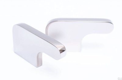 Poignée de meuble Soft Cut 55 Acier inoxydable poli