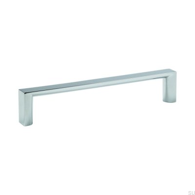 Poignée de meuble allongée 735 96 Chrome Laqué