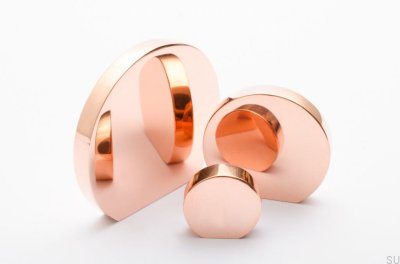 Bouton de meuble Globe 35 Cuivre Poli Non Peint