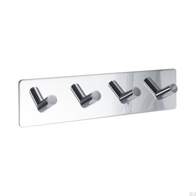 Support mural de base 200-4 Chrome poli