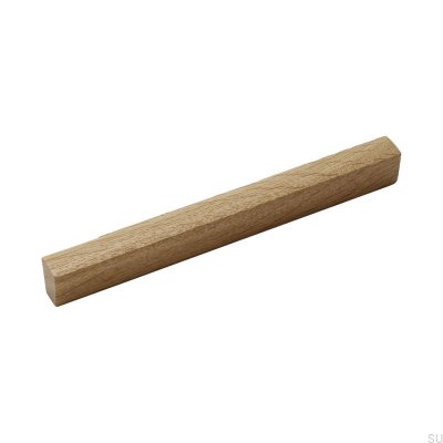 Poignée de meuble allongée A16 128 Chêne en bois