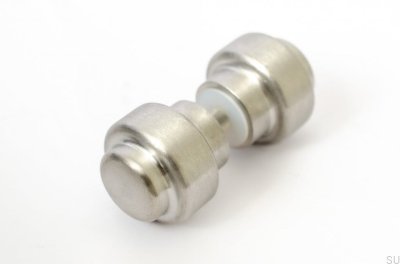 Bouton de porte Double face Hip 30 Acier brossé