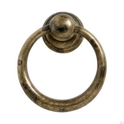 Poignée de meuble anneau 157 33 Bronze antique