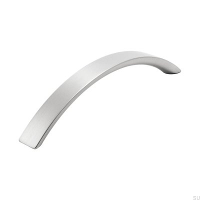 Poignée de meuble longue Yazz 128 Silver Brushed