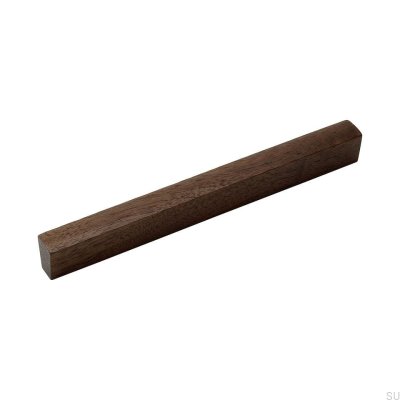 Poignée de meuble allongée A16 128 Bois Noyer