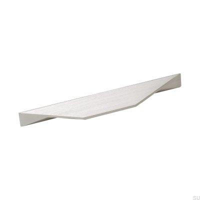 Poignée de meuble longue Cutt 96/128, aluminium argent