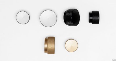 Bouton de meuble Graf Big 50 noir