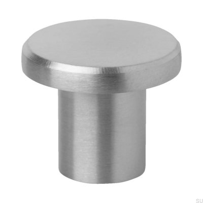 Bouton de meuble SS-G en acier argenté